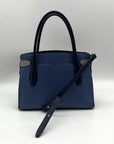 Kate Spade Blue Smooth Leather Toujours Satchel Bag
