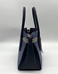 Kate Spade Blue Smooth Leather Toujours Satchel Bag