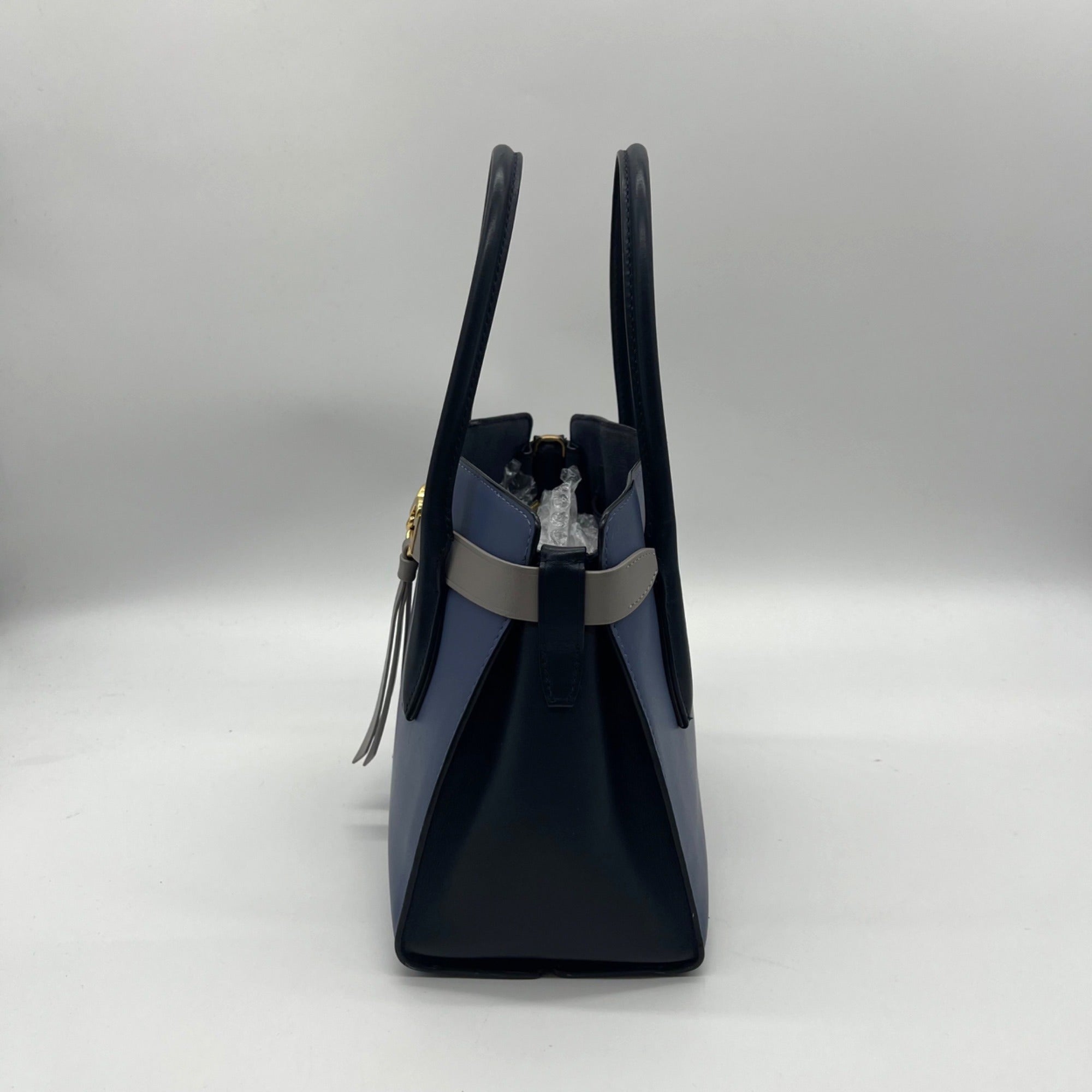 Kate Spade Blue Smooth Leather Toujours Satchel Bag