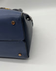 Kate Spade Blue Smooth Leather Toujours Satchel Bag