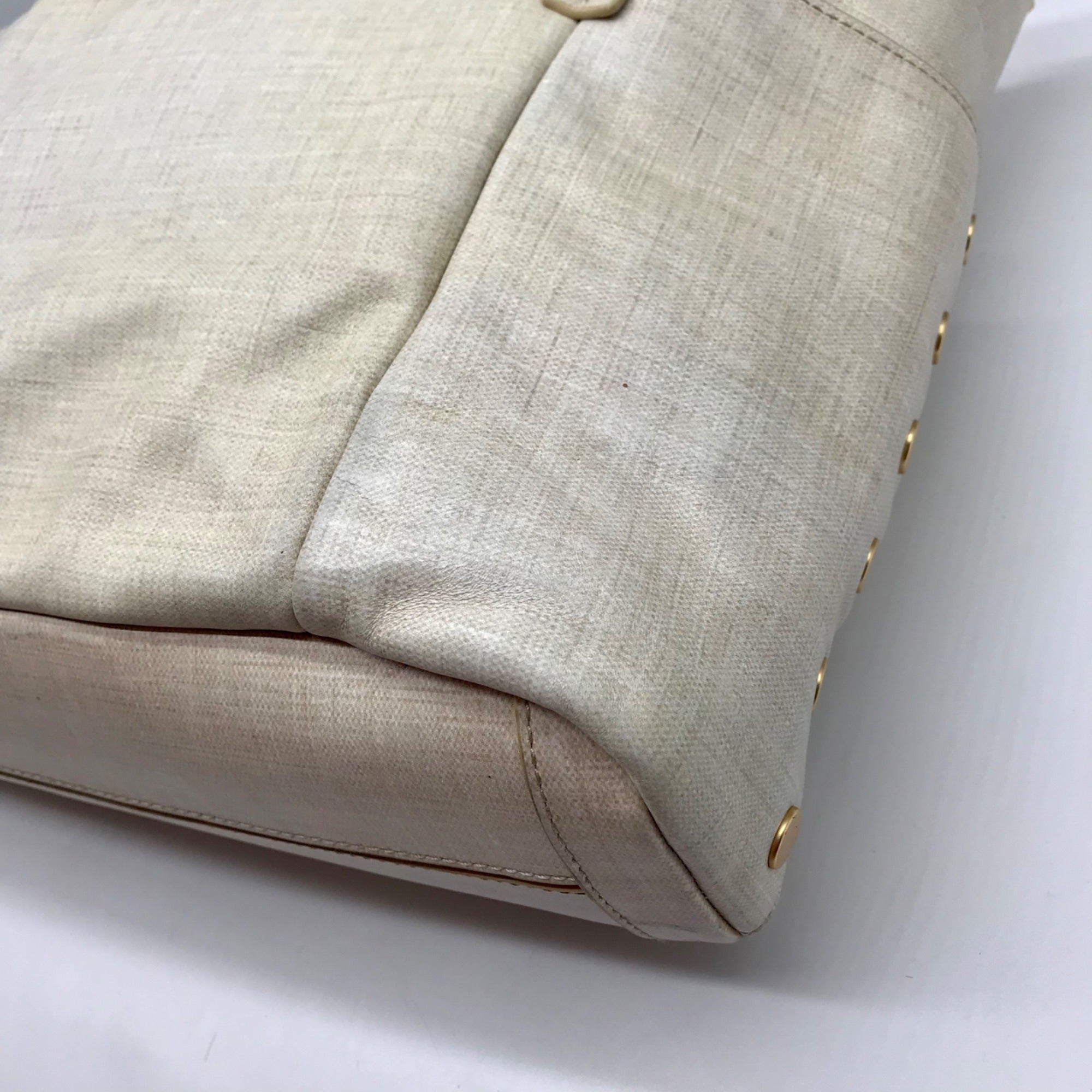 Hammitt Leather Semolina Cream Addie Large Shoulder Bag