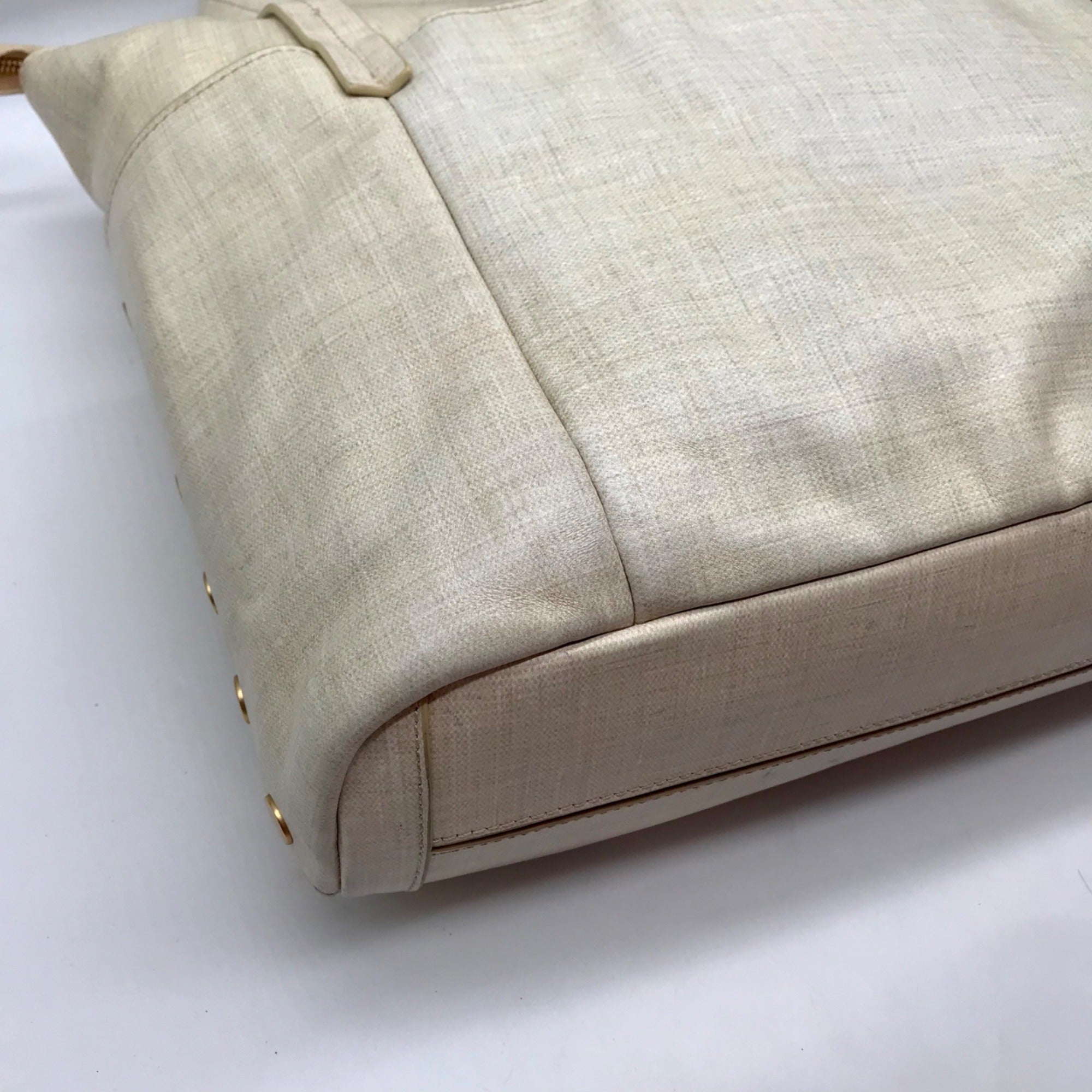 Hammitt Leather Semolina Cream Addie Large Shoulder Bag