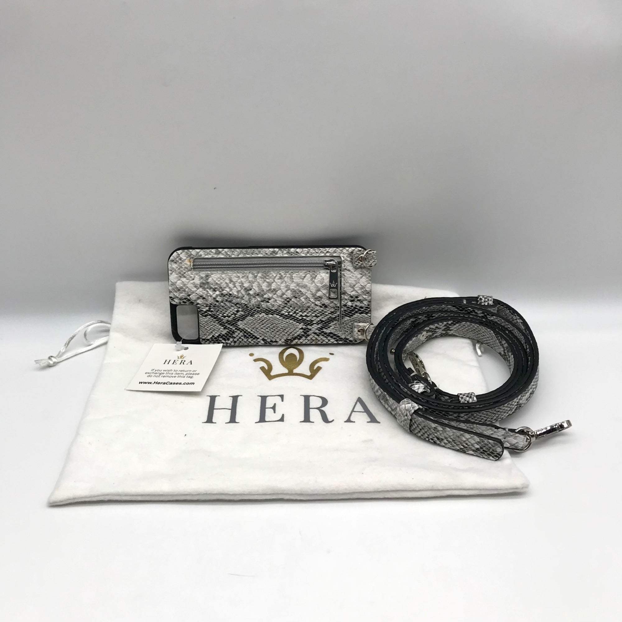 Hera Cases Gray I Phone Case With Wallet Crossbody