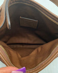 Coach Brown Signature Canvas File Crossbody Bag F29210