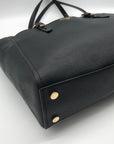 Michael Kors Sullivan Black Saffiano Leather Large Tote