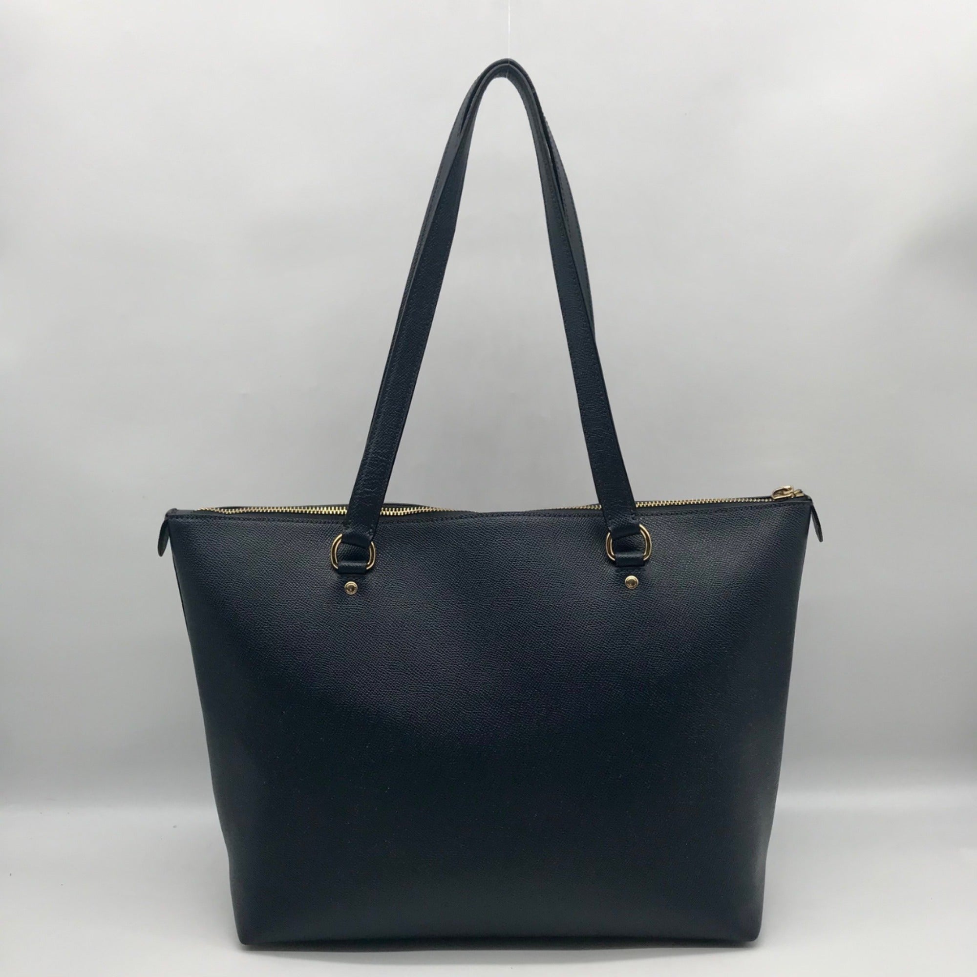 Coach Blue Crossgrain Leather Gallery Tote Bag  F79608