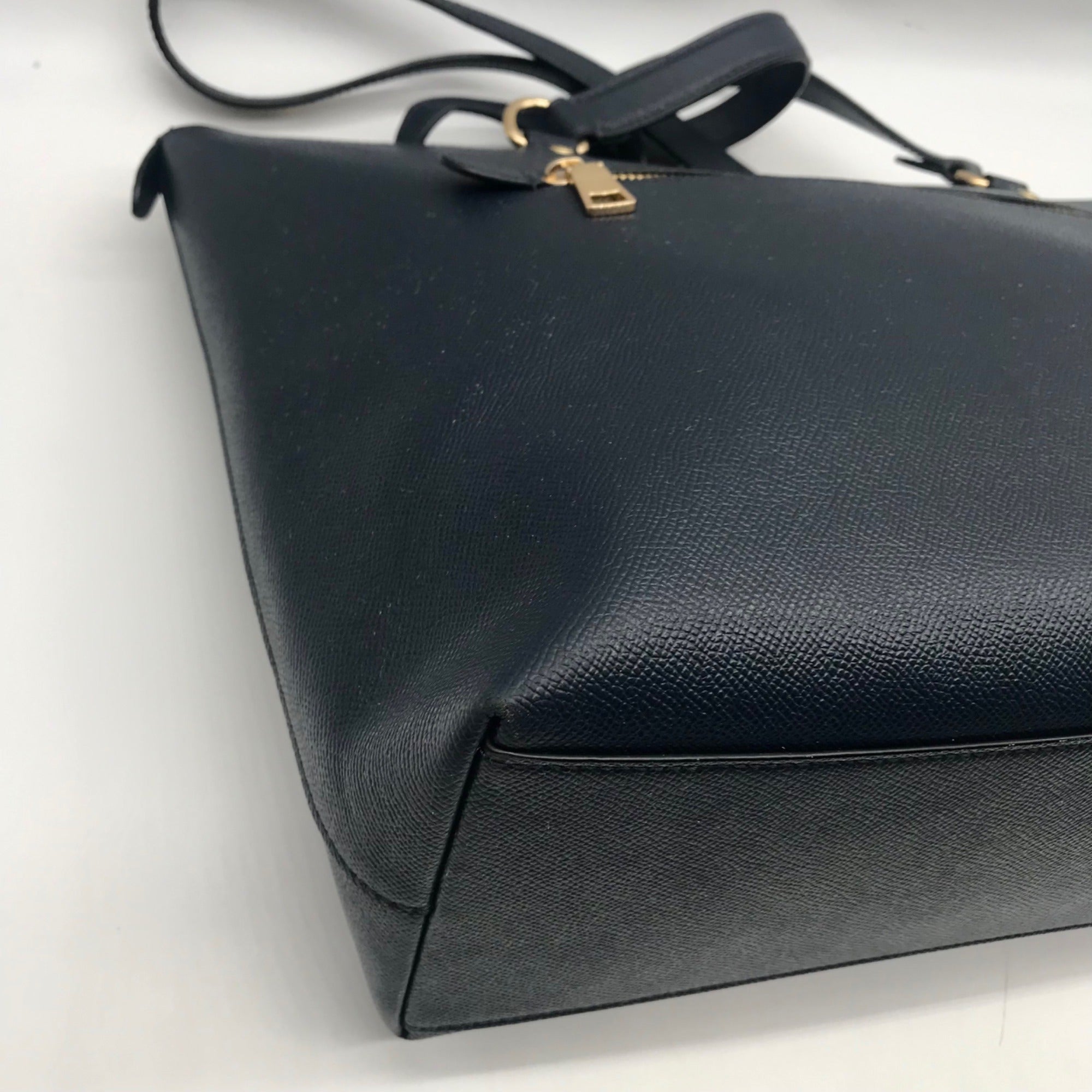 Coach Blue Crossgrain Leather Gallery Tote Bag  F79608