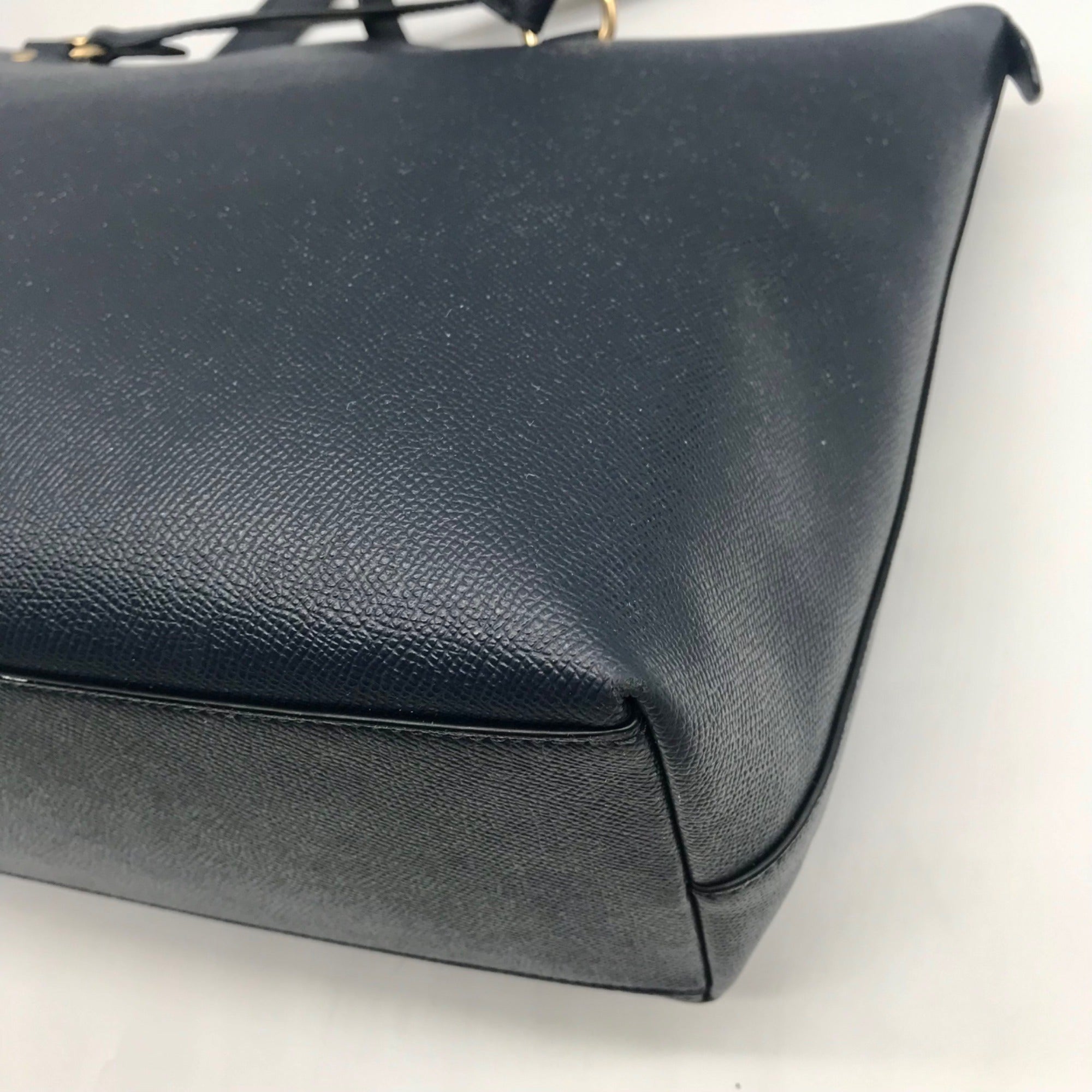 Coach Blue Crossgrain Leather Gallery Tote Bag  F79608