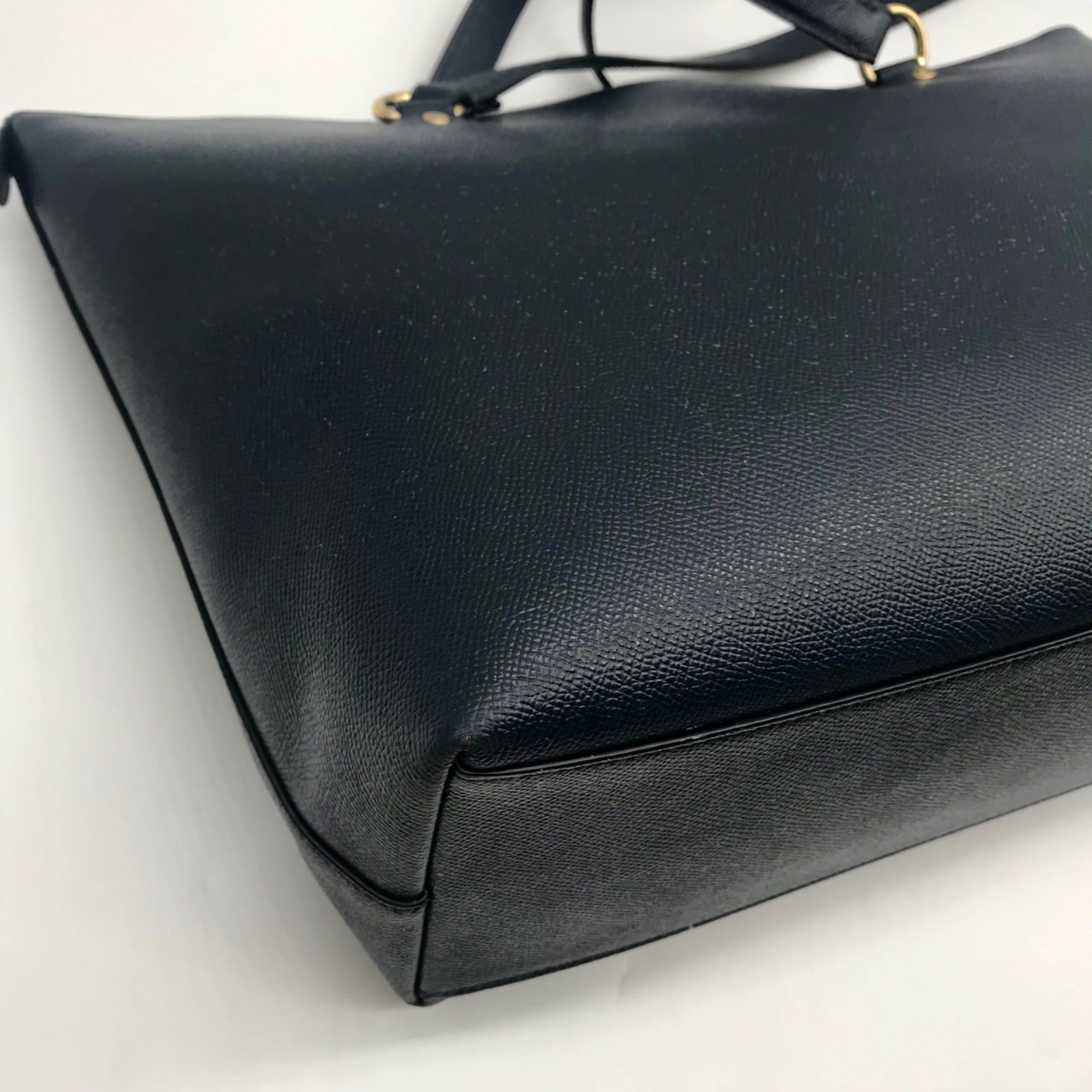 Coach Blue Crossgrain Leather Gallery Tote Bag  F79608