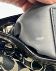 Coach Black & Grey Signature Logo Shoulder Bag