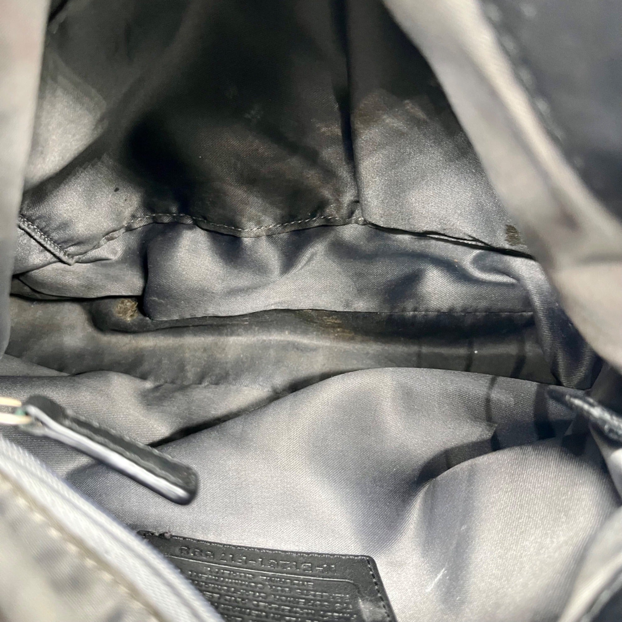 Coach Black &amp; Grey Signature Logo Shoulder Bag
