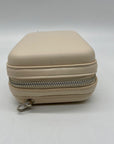 MMS Beige Box-Shaped Crossbody Bag