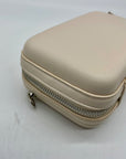 MMS Beige Box-Shaped Crossbody Bag