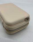 MMS Beige Box-Shaped Crossbody Bag