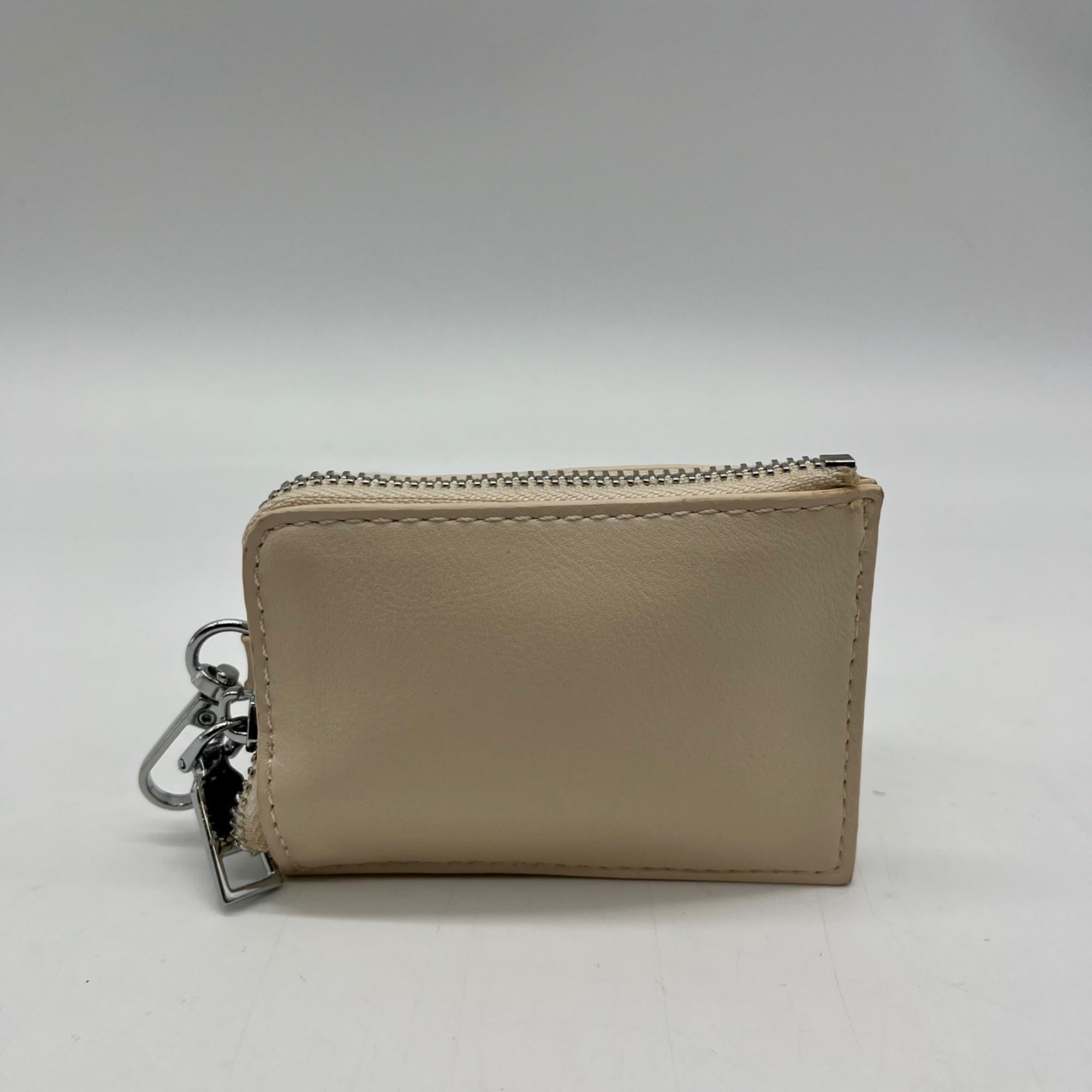 MMS Beige Box-Shaped Crossbody Bag