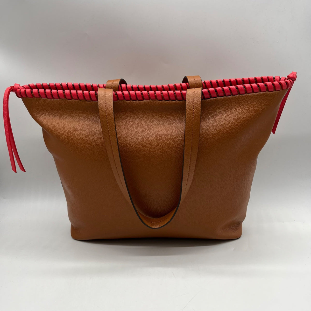 Vera Bradley Brown Faux Leather Tote Bag