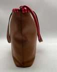 Vera Bradley Brown Faux Leather Tote Bag