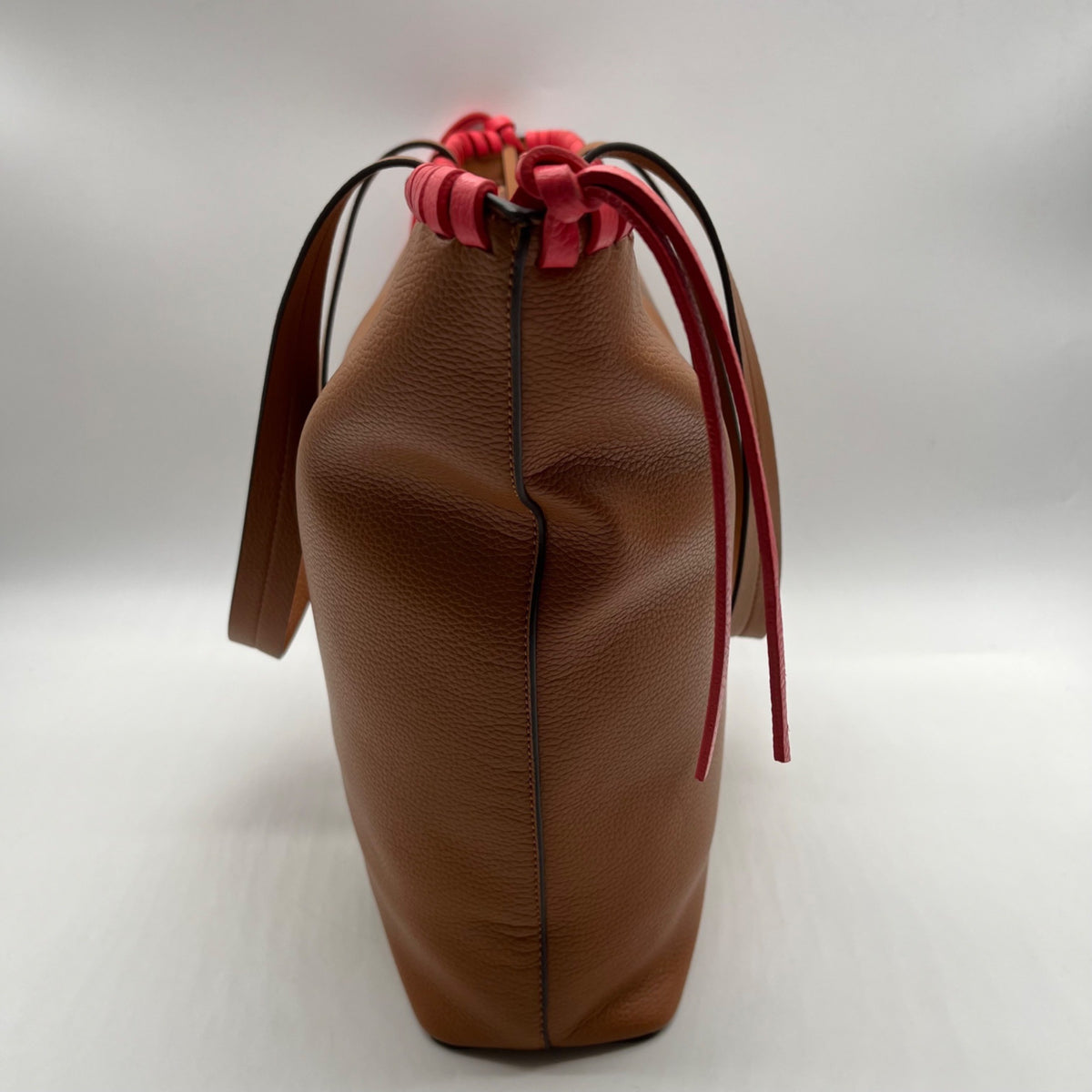 Vera Bradley Brown Faux Leather Tote Bag