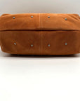 Sam Edelman Faren Rhinestone Medium Rust Suede Hobo