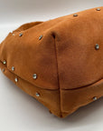 Sam Edelman Faren Rhinestone Medium Rust Suede Hobo