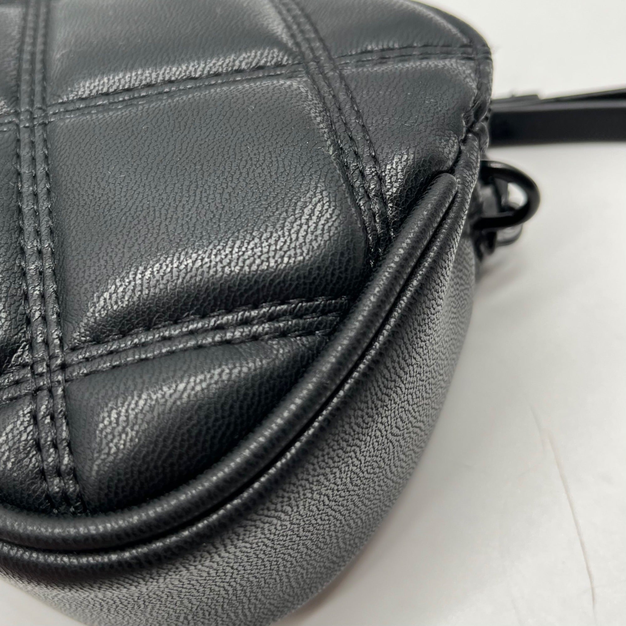 Steve Madden Black Quilted Bdaisy Crossbody Bag