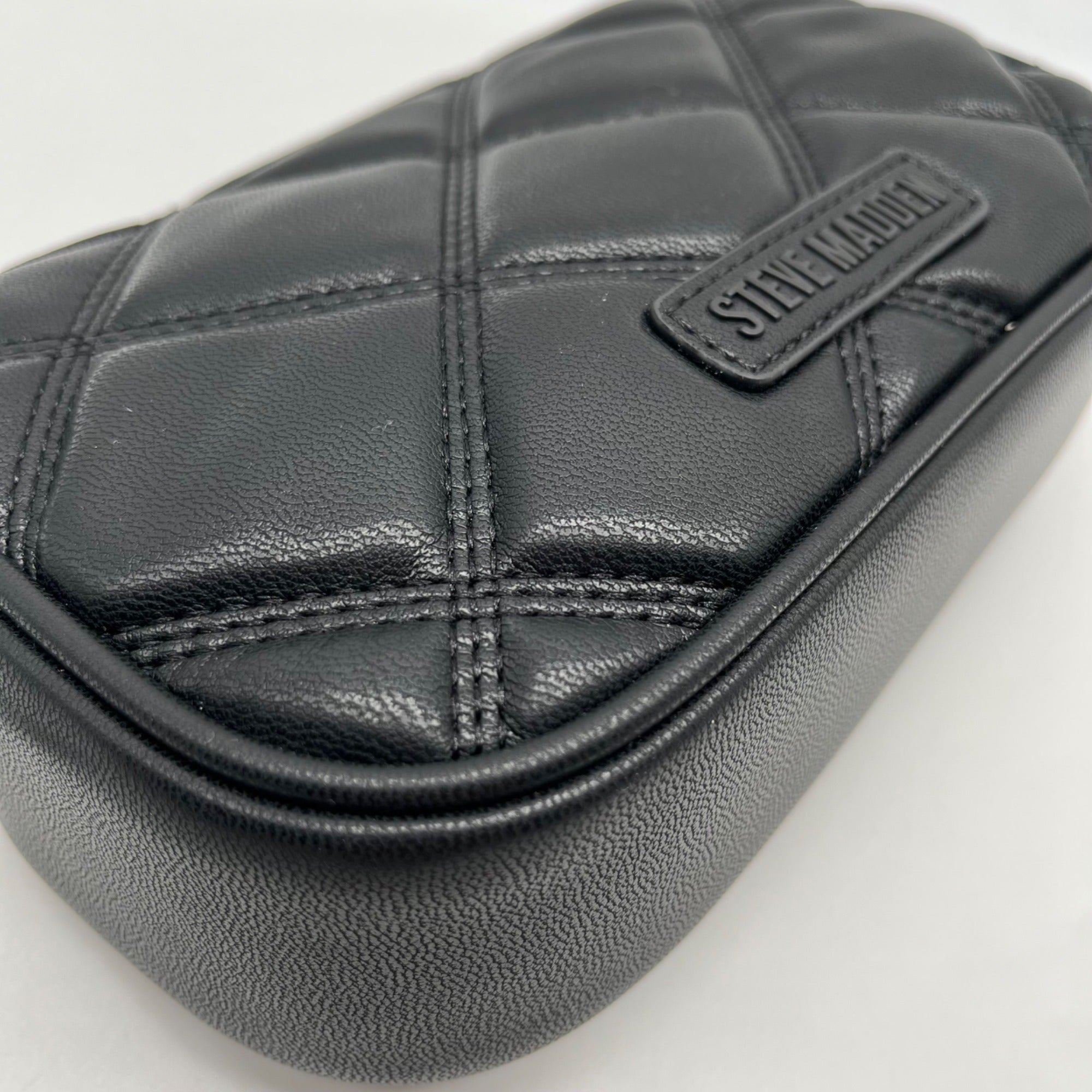 Steve Madden Black Quilted Bdaisy Crossbody Bag