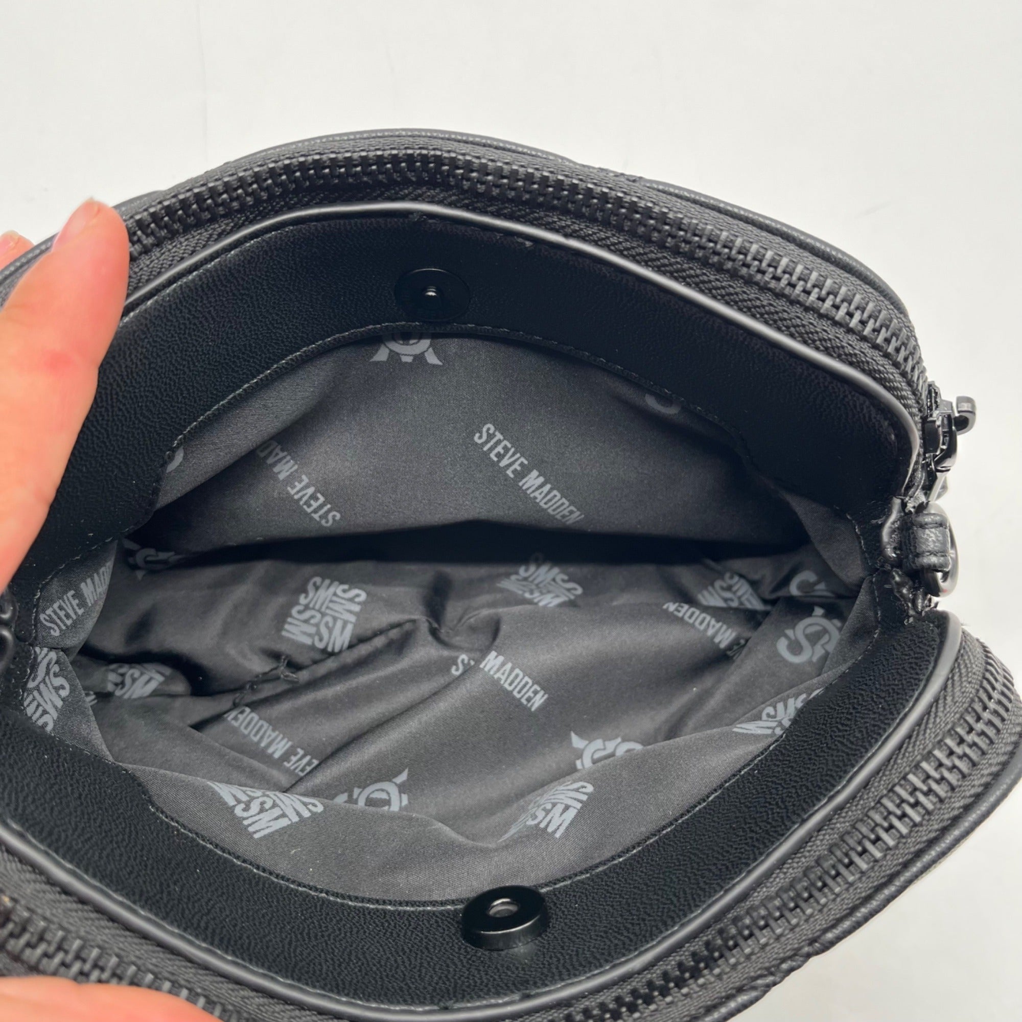 Steve Madden Black Quilted Bdaisy Crossbody Bag