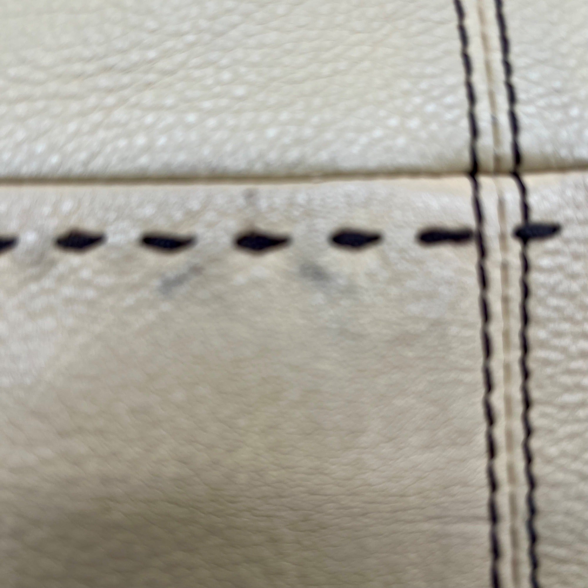 Cole Haan Beige Pebbled Leather Shoulder Bag
