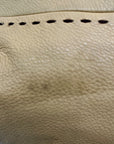Cole Haan Beige Pebbled Leather Shoulder Bag