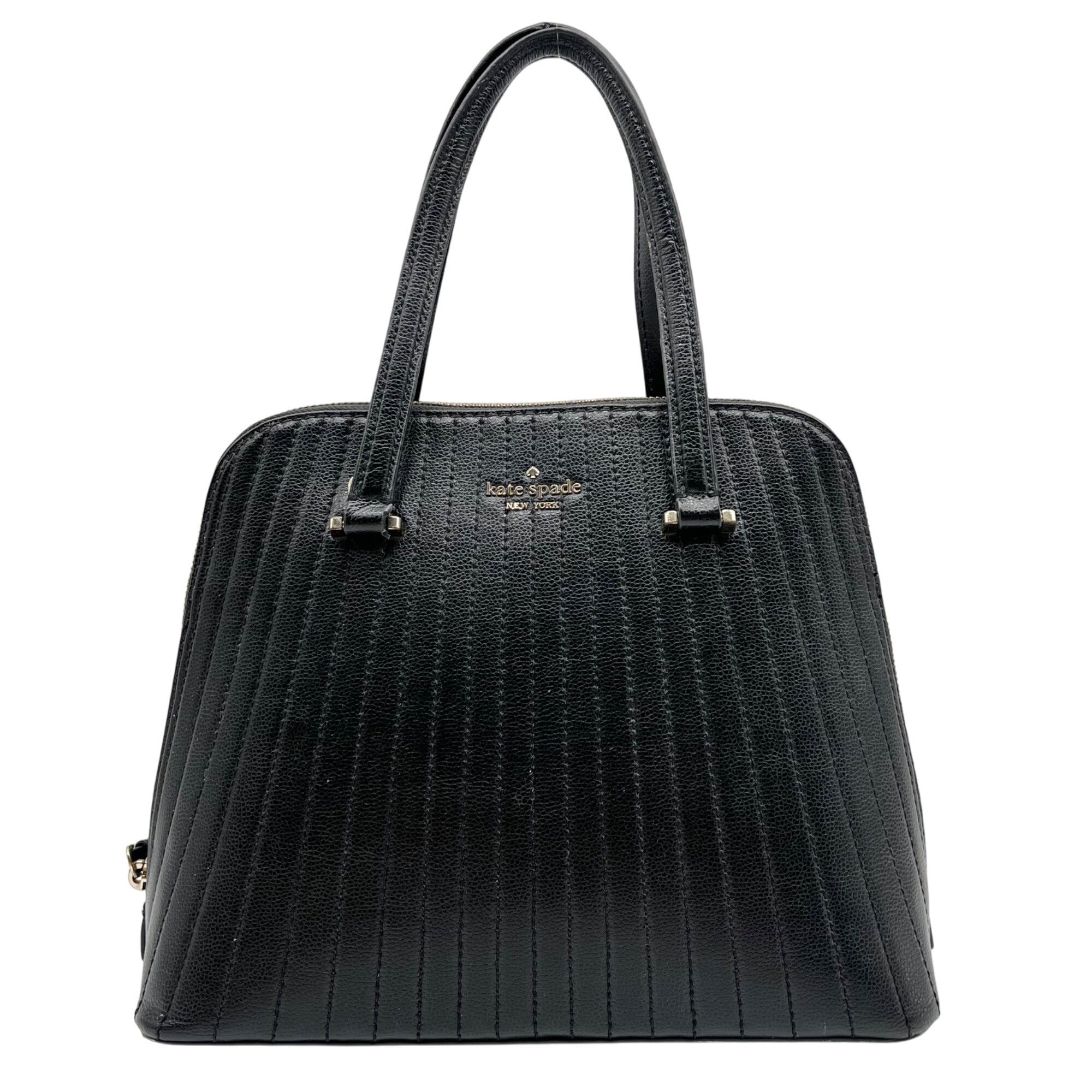 Kate Spade Black Quilted Dome Bag