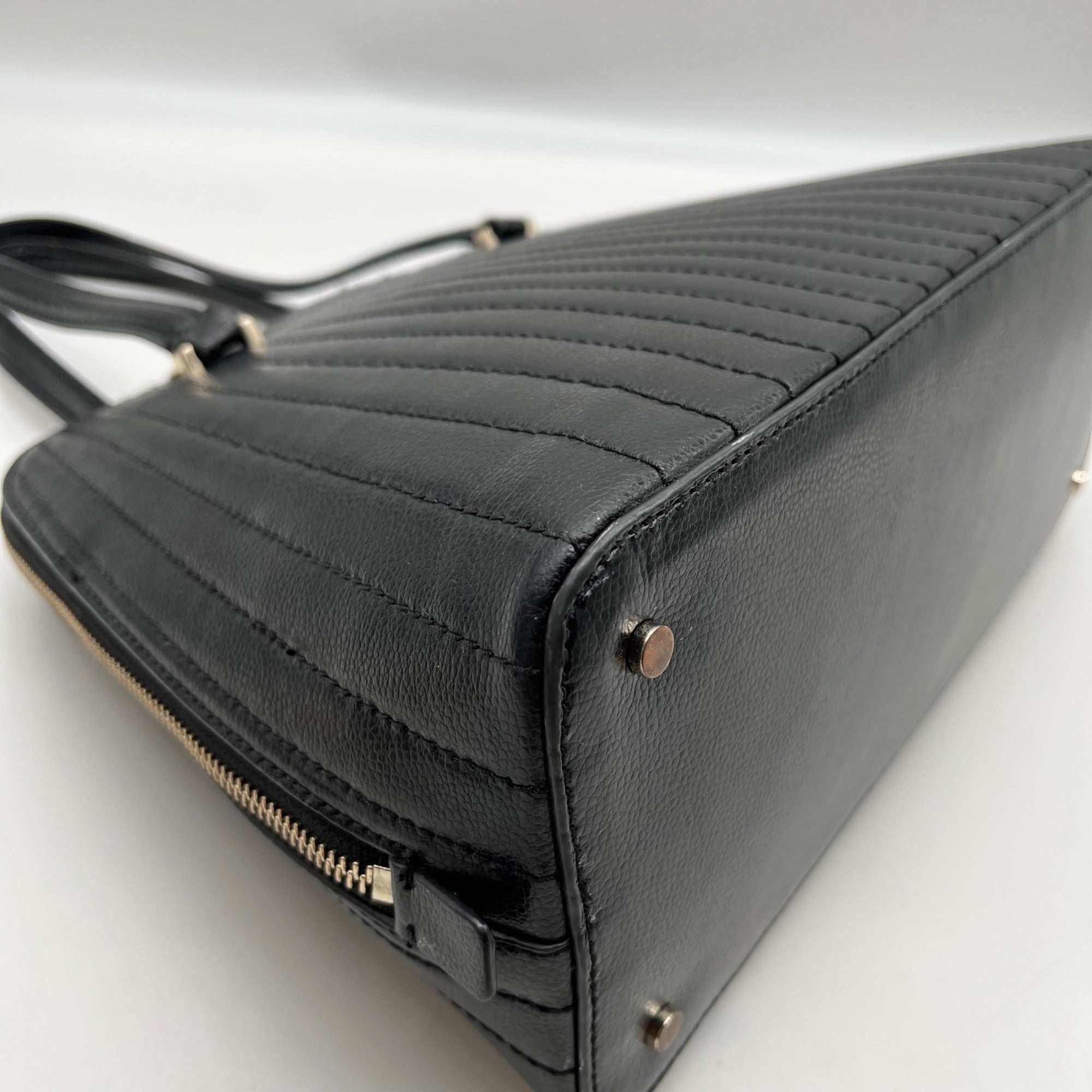 Kate Spade Black Quilted Dome Bag