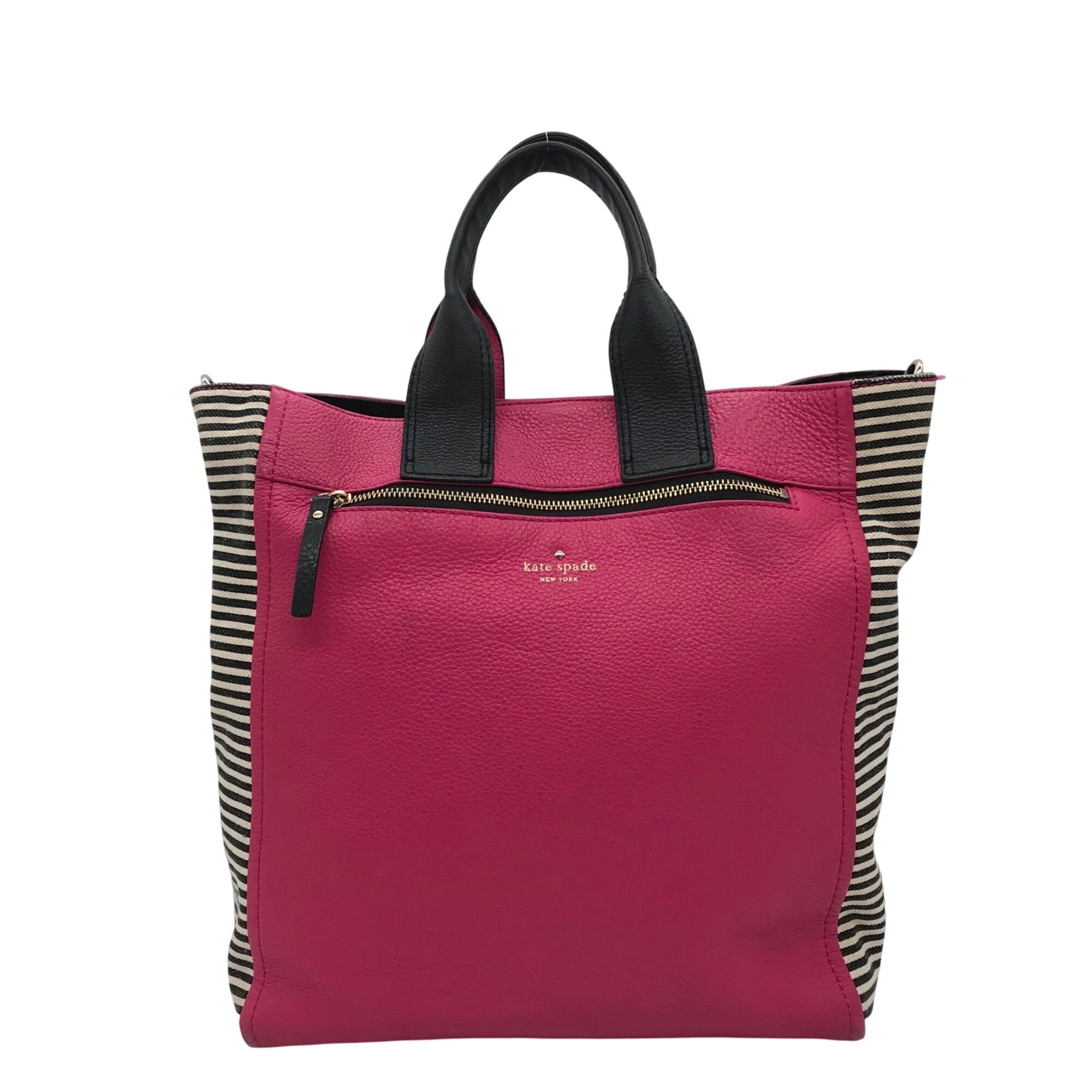 Kate Spade Pink Pebbled Leather Cobble Hill Hayley Tote Bag