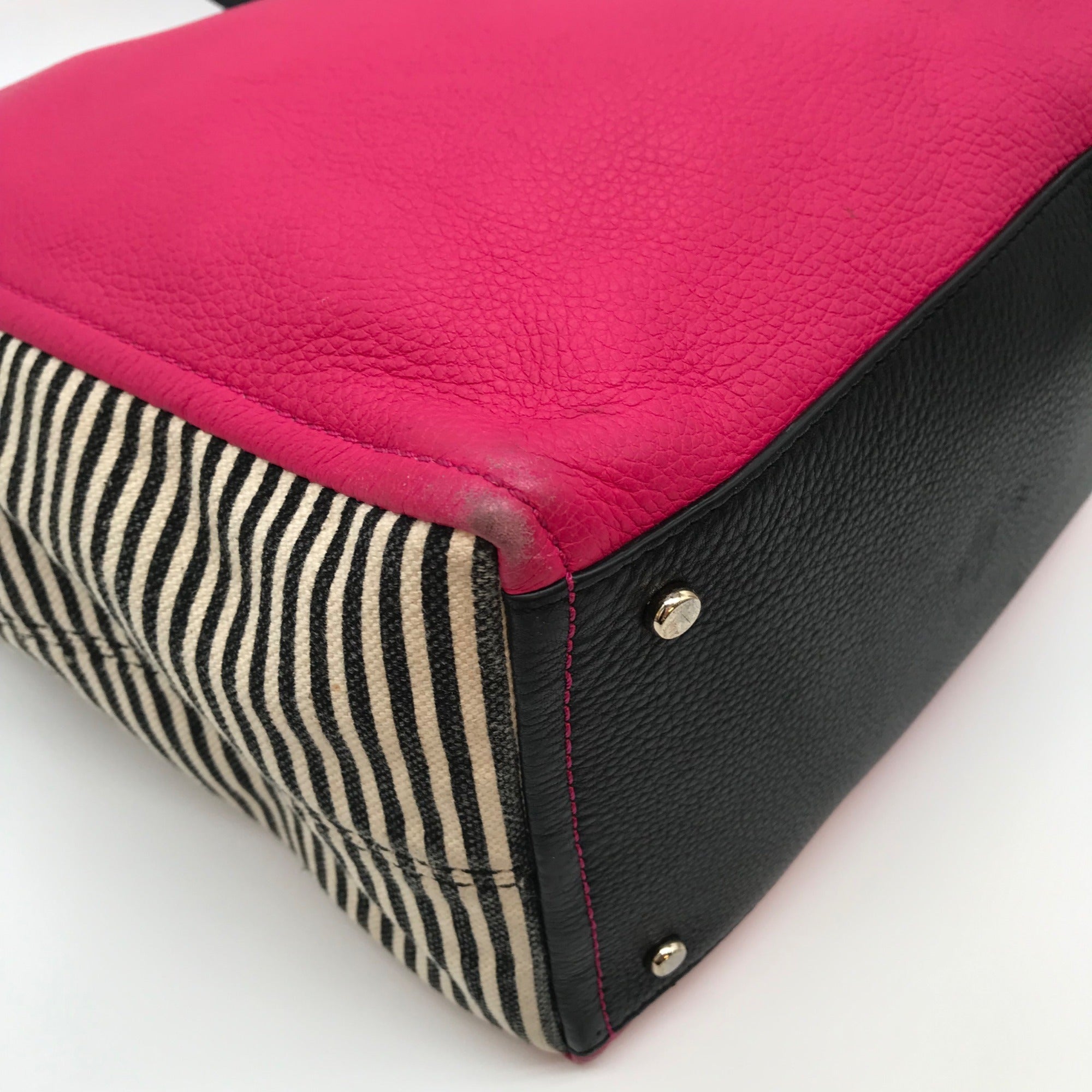 Kate Spade Pink Pebbled Leather Cobble Hill Hayley Tote Bag