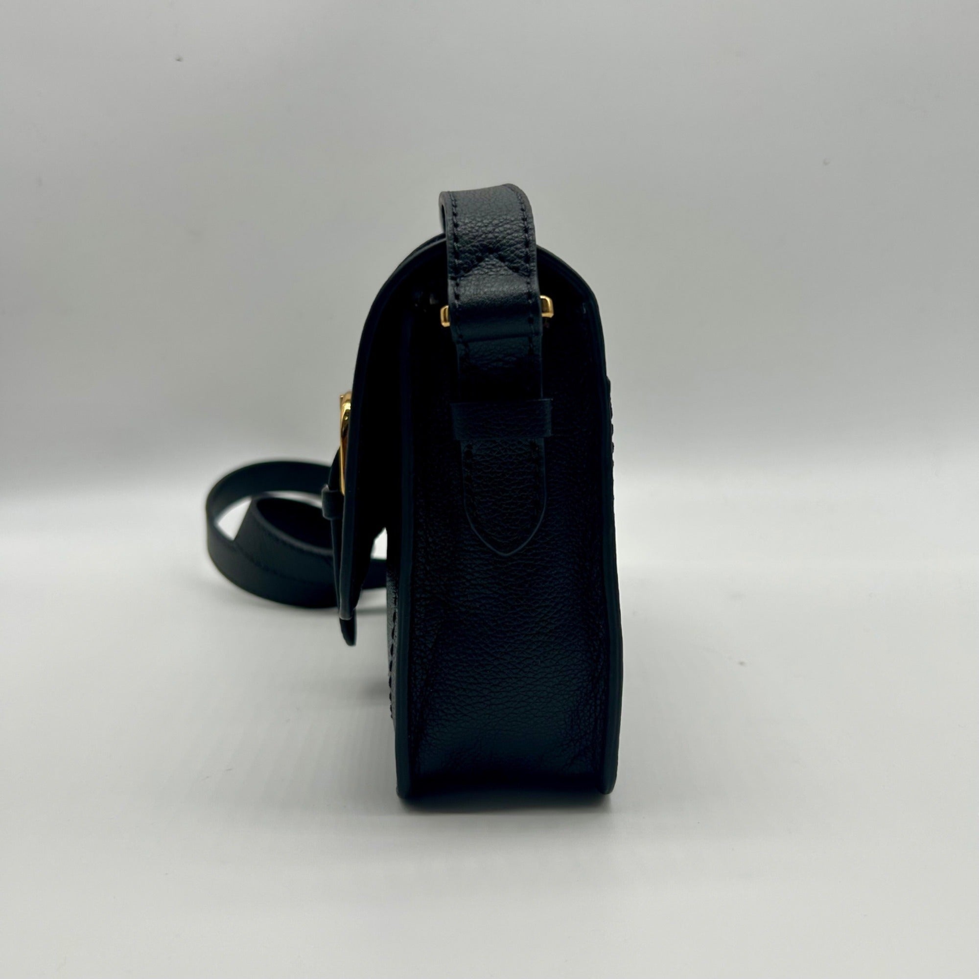 Fossil Zoey Black Leather Crossbody Bag