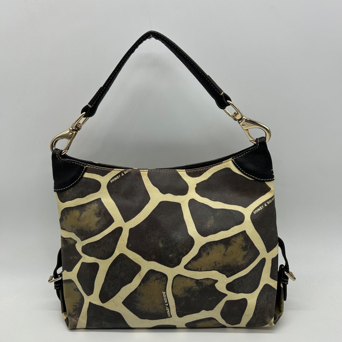 Dooney &amp; Bourke Serengeti Giraffe Coated Canvas Shoulder Bag