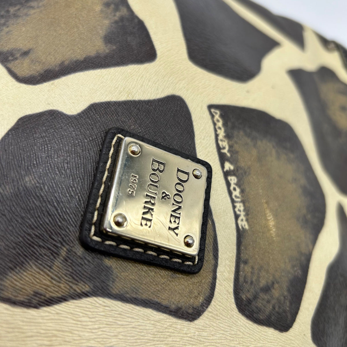 Dooney &amp; Bourke Serengeti Giraffe Coated Canvas Shoulder Bag