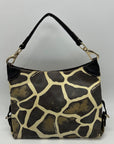 Dooney & Bourke Serengeti Giraffe Coated Canvas Shoulder Bag