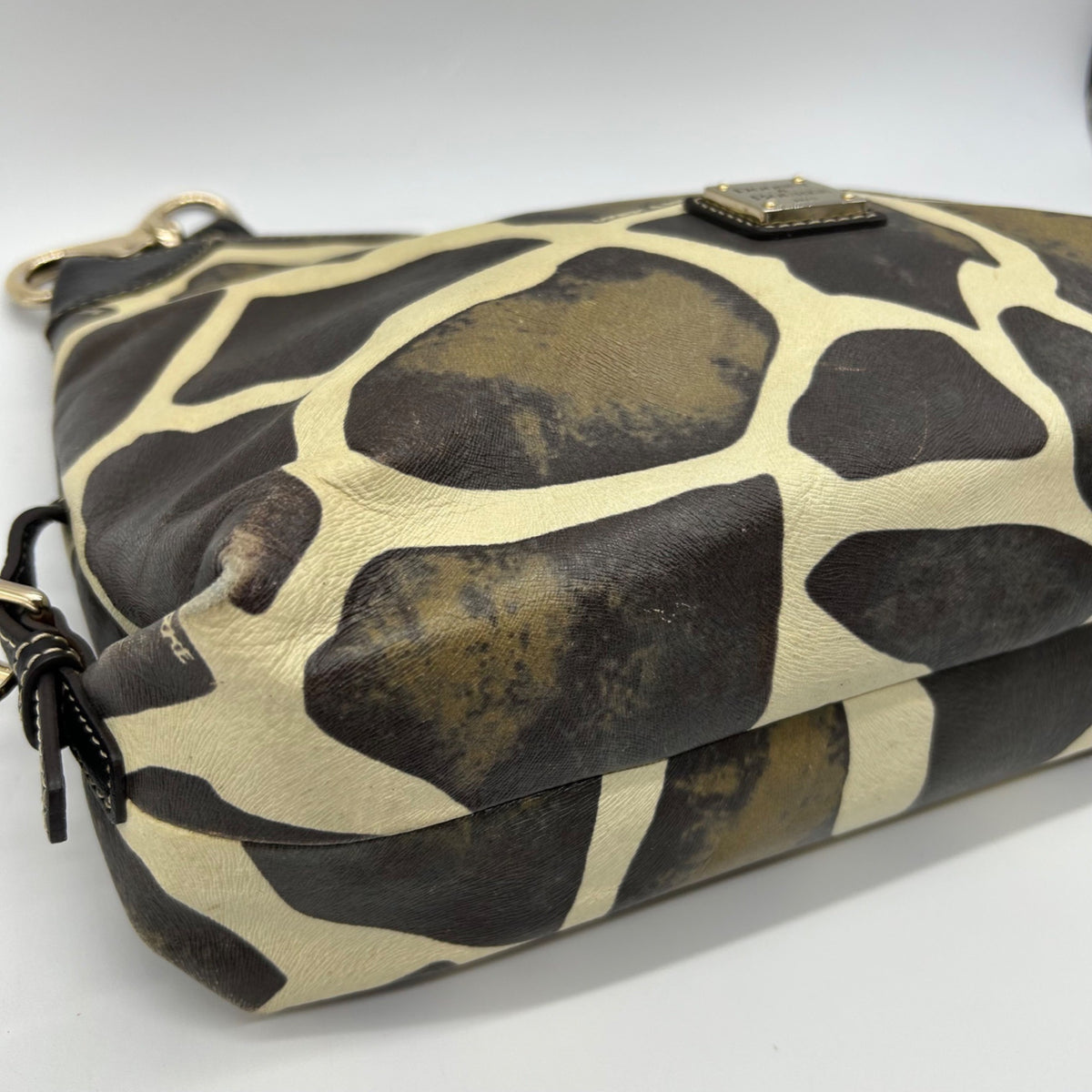 Dooney &amp; Bourke Serengeti Giraffe Coated Canvas Shoulder Bag