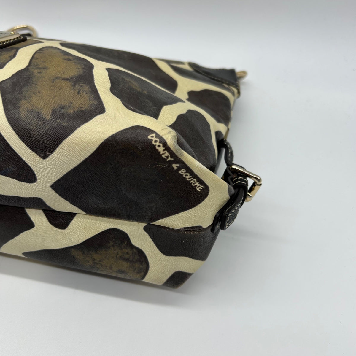 Dooney &amp; Bourke Serengeti Giraffe Coated Canvas Shoulder Bag