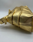 Trendy Bags Gold Hobo Shoulder Bag