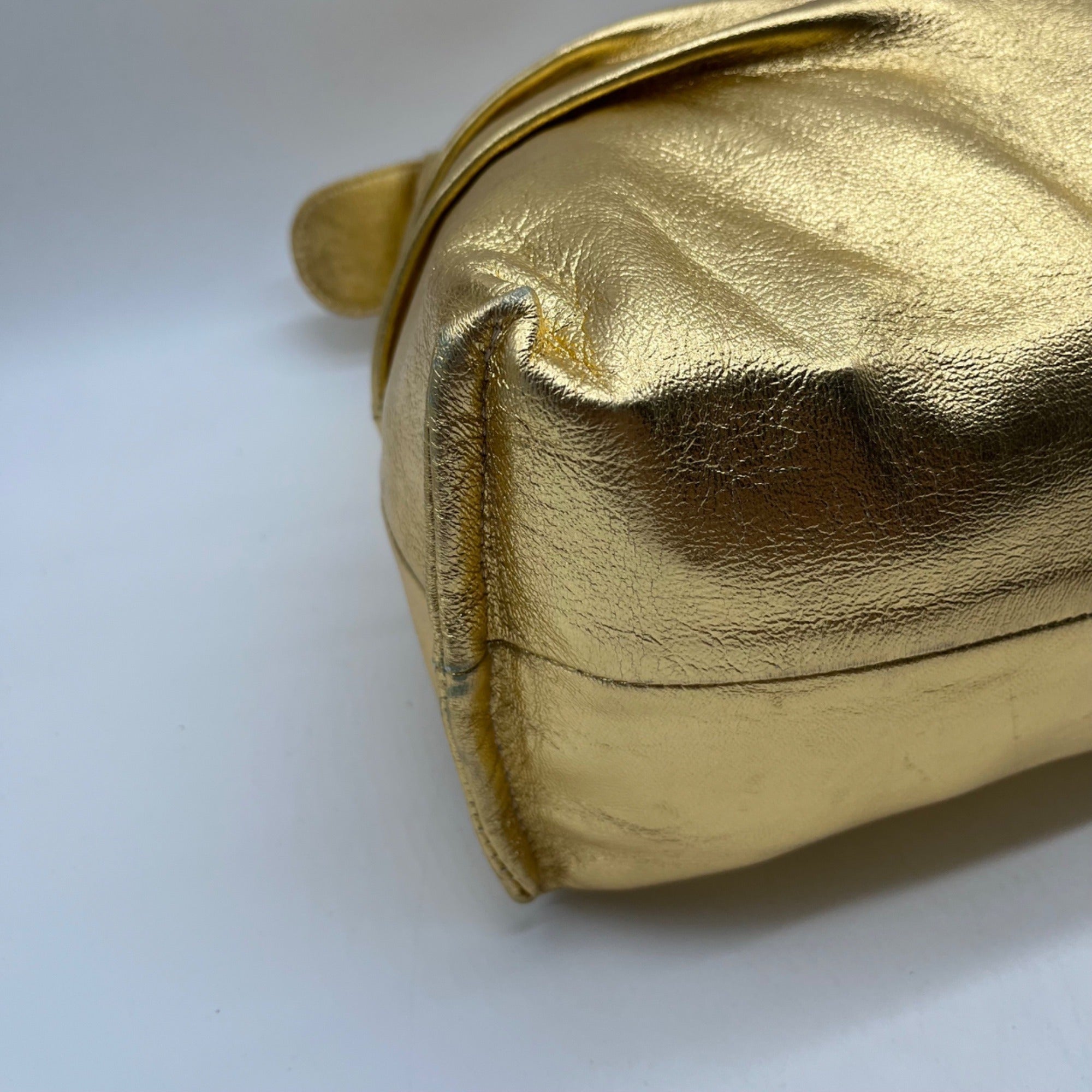 Trendy Bags Gold Hobo Shoulder Bag