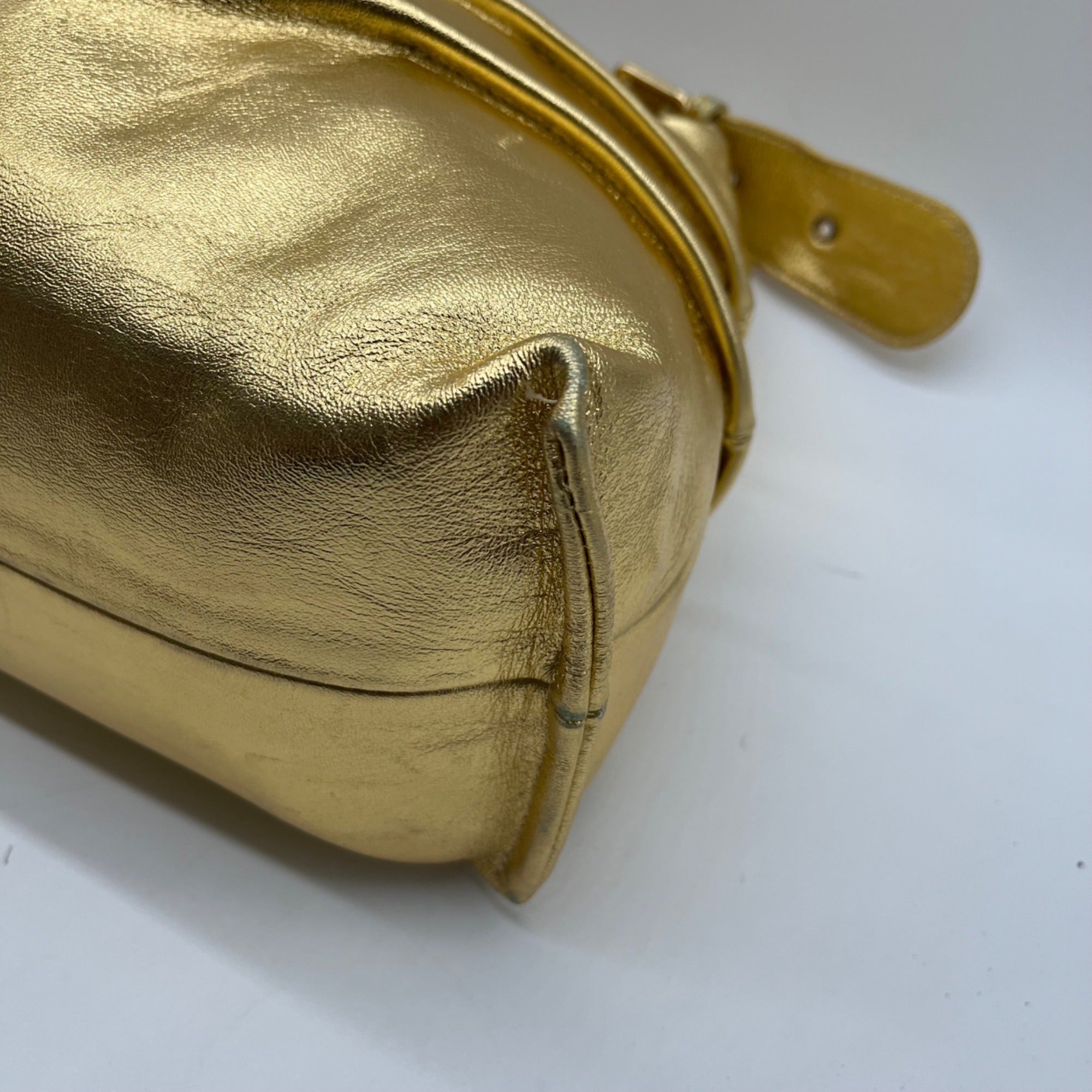 Trendy Bags Gold Hobo Shoulder Bag