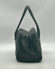 Narciso Rodriguez Black Leather Bowler Satchel Bag
