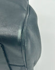 Narciso Rodriguez Black Leather Bowler Satchel Bag
