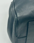 Narciso Rodriguez Black Leather Bowler Satchel Bag