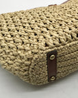 Patricia Nash Tan Woven Raffia Handbag