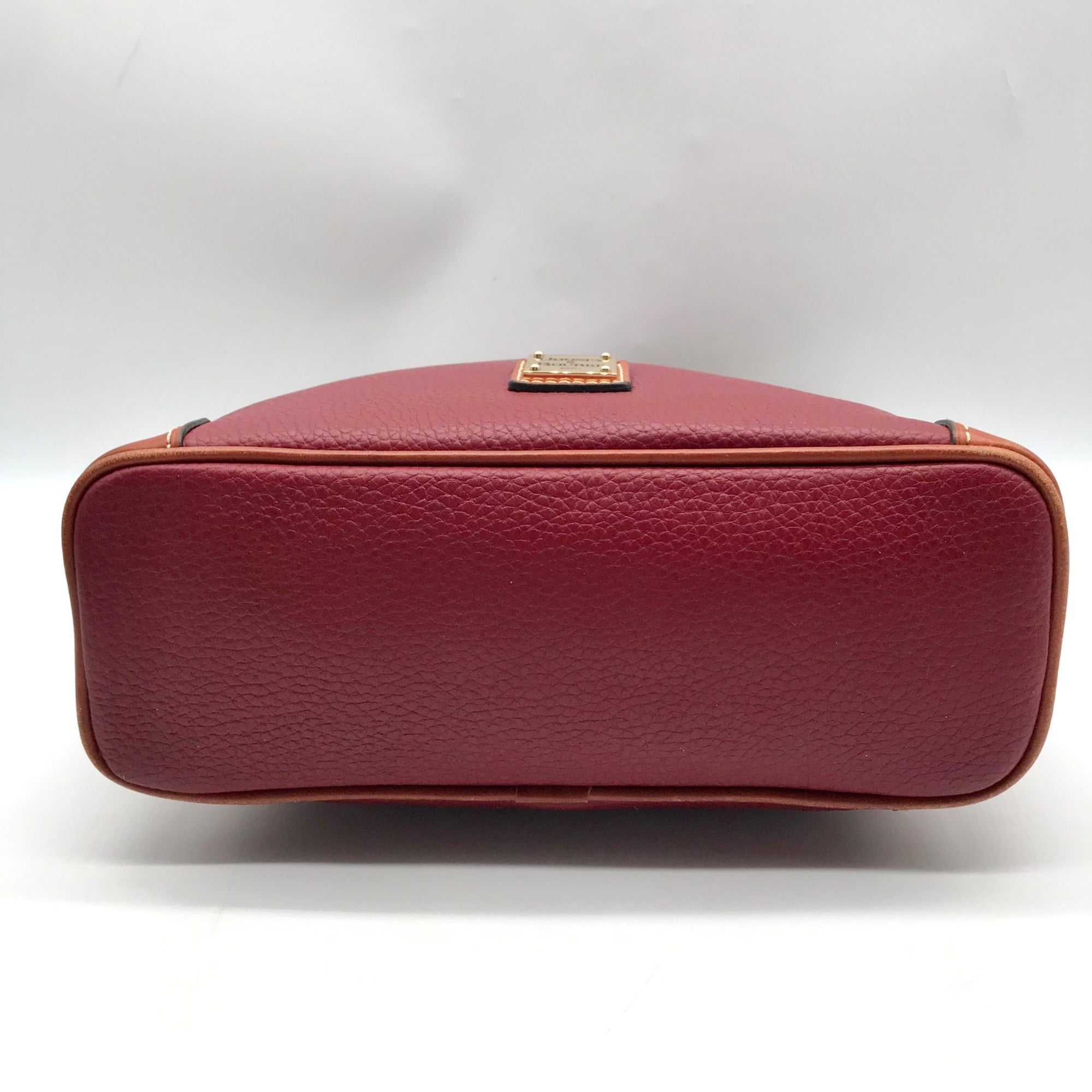 Dooney &amp; Bourke Wine Pebbled Leather Wexford Crossbody Bag