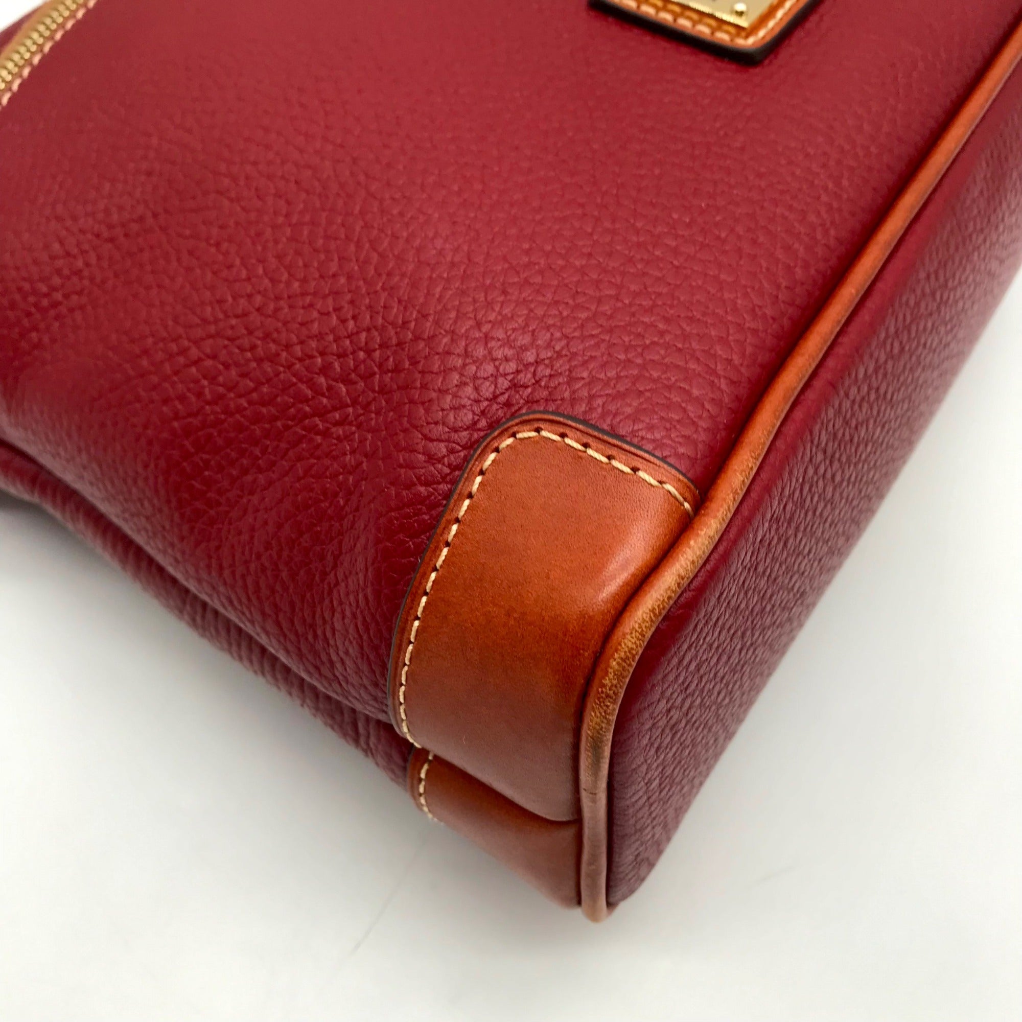 Dooney &amp; Bourke Wine Pebbled Leather Wexford Crossbody Bag