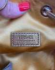 Versace La Medusa Gold Embellished Bucket Bag