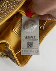 Versace La Medusa Gold Embellished Bucket Bag